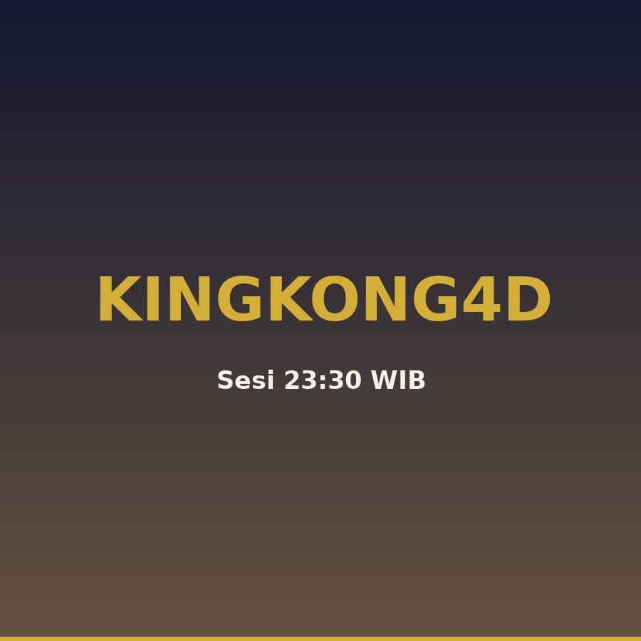 Kingkong 5d Angka Main Kingkong4D 23 Hari Ini 3 Oktober (04935)